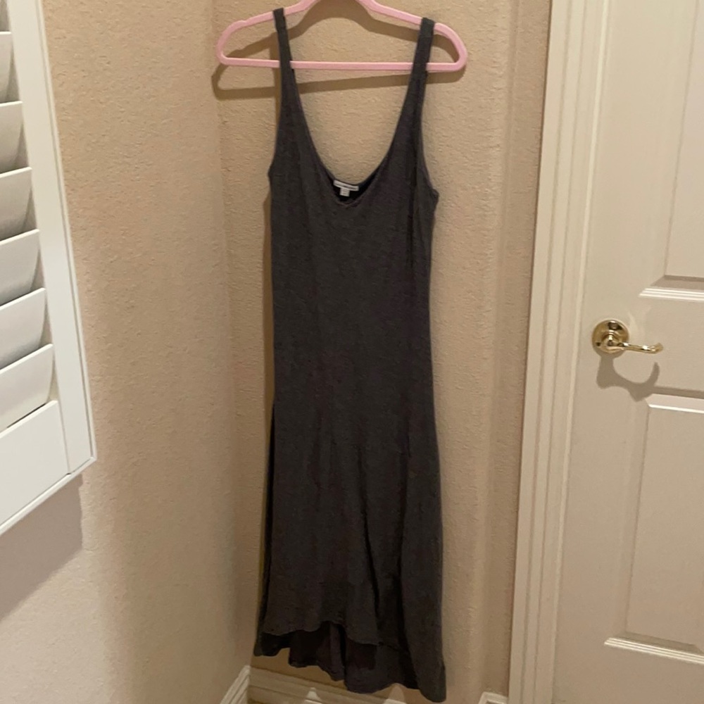 James Perse Size 2 Grey Midi Dress